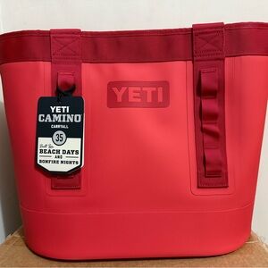 Yeti Camino 35 Rescue Red Tote Carryall bag